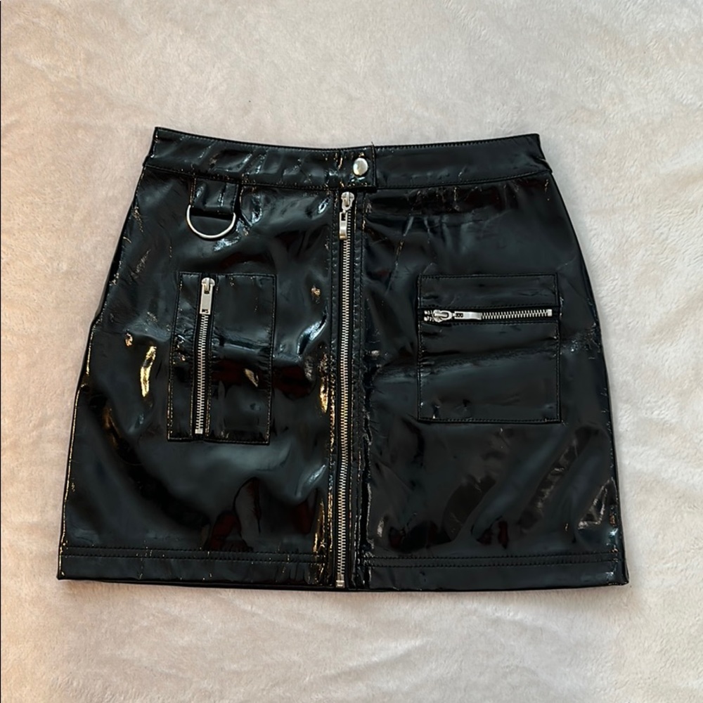 Leather skirt